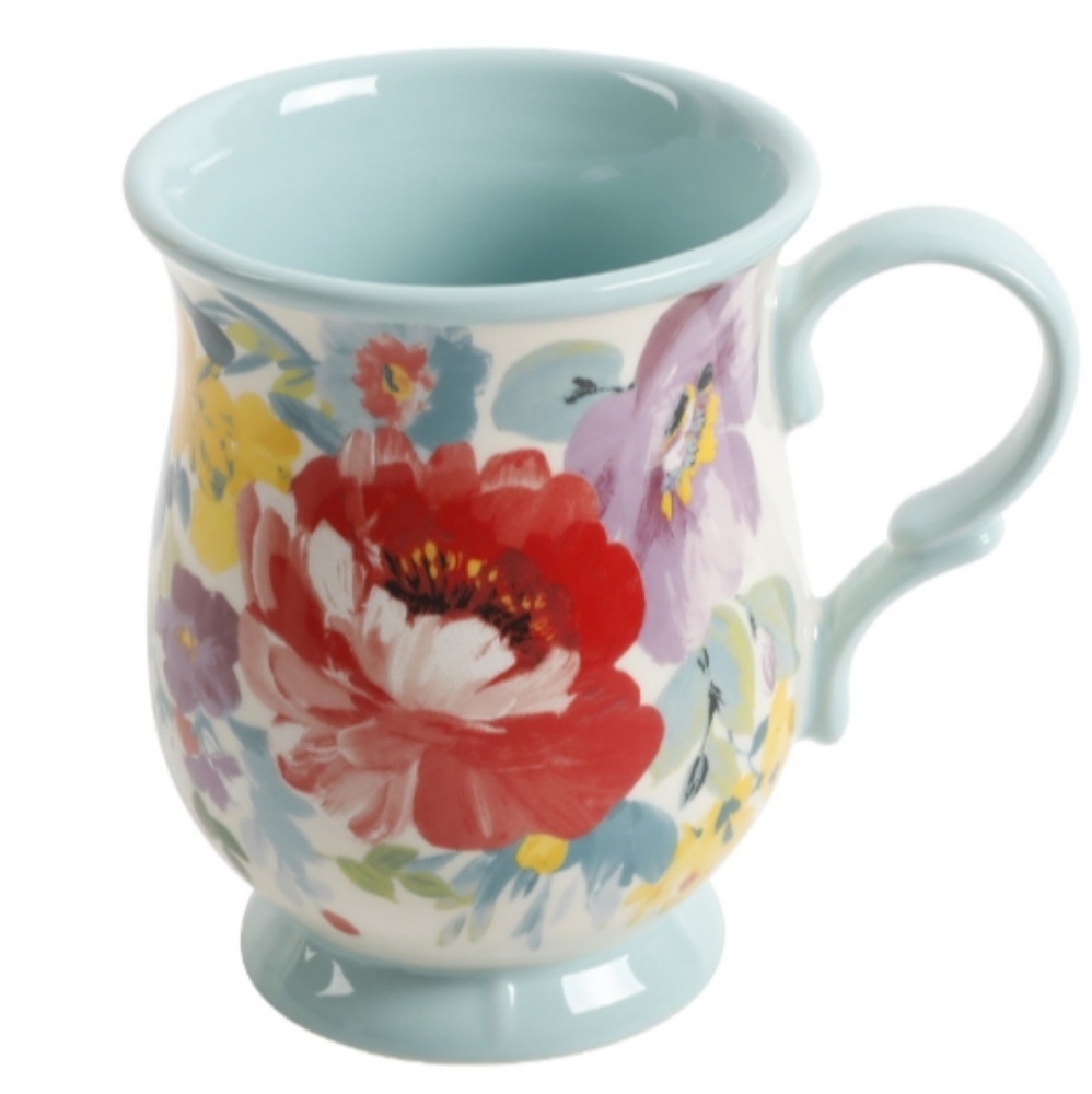 ๐ New Pioneer Woman Sweet Romance Blossoms Set of 4 Mugs - Picture 4 of 4